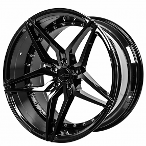 20" AC Wheels AC01 Gloss Black Extreme Concave Rims 