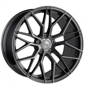 21" Staggered Avant Garde Wheels M520R Dark Graphite Metallic Rims 