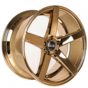20" Staggered STR Wheels 607 Candy Gold Deep Concave Rims 