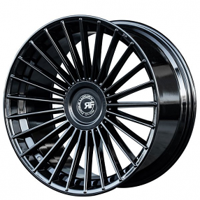 24" Road Force Wheels RF22 Gloss Black Rims 