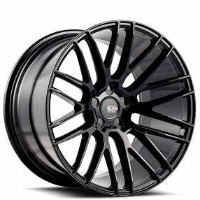 22" Savini Wheels Black Di Forza BM13 Gloss Black Rims