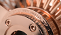 14x6" LA Wire Wheels Reverse 100-Spoke Straight Lace Chrome with Rose Gold Center Heavy Duty Knock-Off Rims