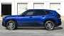19" AC Forged Wheels ACF702 Brushed Double Dark Tint Face with Color Matched Blue Inner and Gloss Monica Polished Rivets Rims 