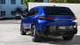 19" AC Forged Wheels ACF702 Brushed Double Dark Tint Face with Color Matched Blue Inner and Gloss Monica Polished Rivets Rims 