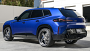 19" AC Forged Wheels ACF702 Brushed Double Dark Tint Face with Color Matched Blue Inner and Gloss Monica Polished Rivets Rims 
