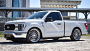 24" Corsart Wheels R507 Kingpin 6 Gloss Brushed Milled with Diamond Cut Lip Rims 