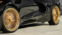 22x8" LA Wire Wheels Standard 150-Spoke Straight Lace American Gold Plating Rims