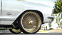 22x8" LA Wire Wheels Standard 150-Spoke Straight Lace American Gold Plating Rims