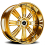 26" Artis Forged Wheels Grino Gold Rims