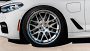 20" Staggered Blaque Diamond Wheels BD-27 Silver Machined with Chrome SS Lip Rims 