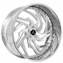 22" Artis Forged Wheels Skeletor Brushed Rims