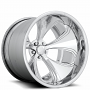 28" U.S. Mags Forged Wheels Templar Concave US818 Polished Vintage Forged 2-Piece Rims