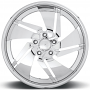 19" U.S. Mags Forged Wheels Phantom US473 Polished with Clear Coat Tuckin Series Rims 