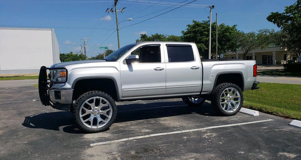 22 Quot 2014 Gmc Sierra Wheels Silver Machine Oem Replica Rims