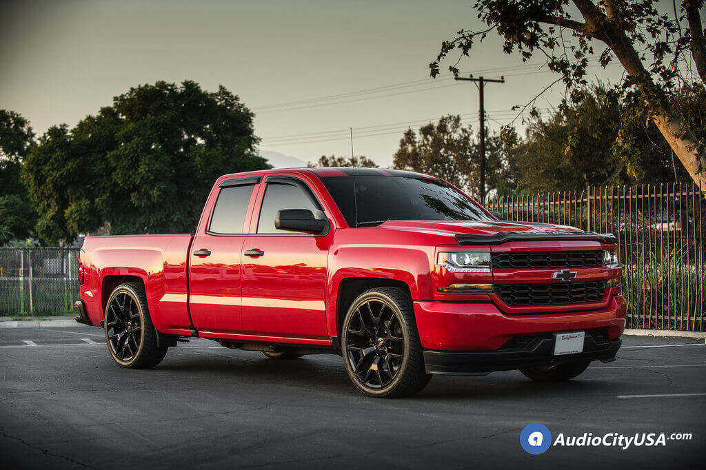 22 Quot 2014 Gmc Sierra Wheels Gloss Black Oem Replica Rims