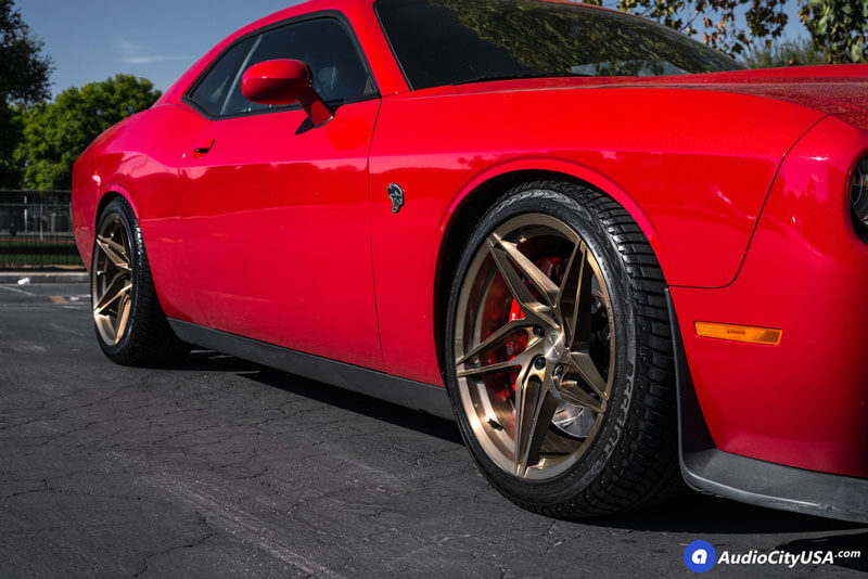 20 Quot Staggered Stance Wheels Sf04 Brush Bronze Rims St034 2
