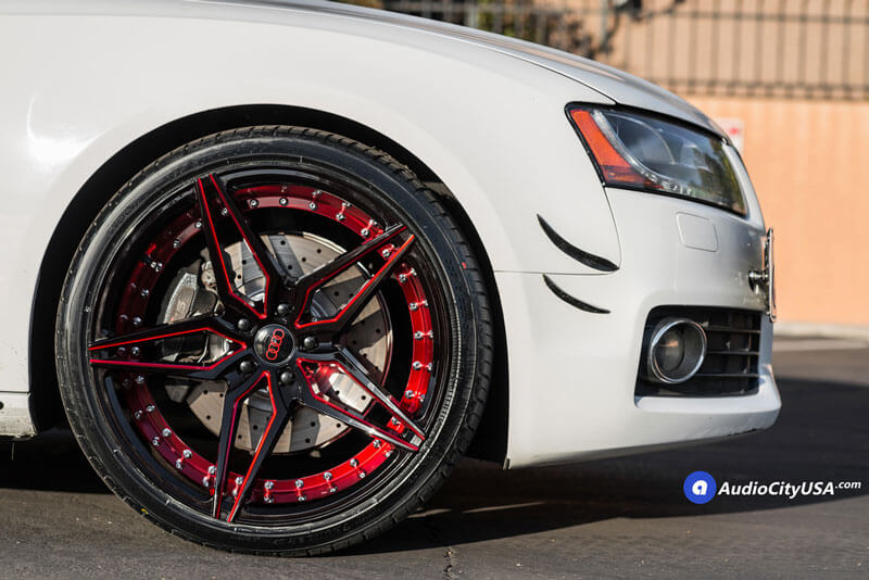 20 Quot Marquee Wheels 3259 Black Red Inner Extreme Concave