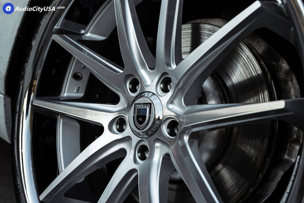 22 Quot Staggered Asanti Wheels Abl 5 Silver Machined With Ss