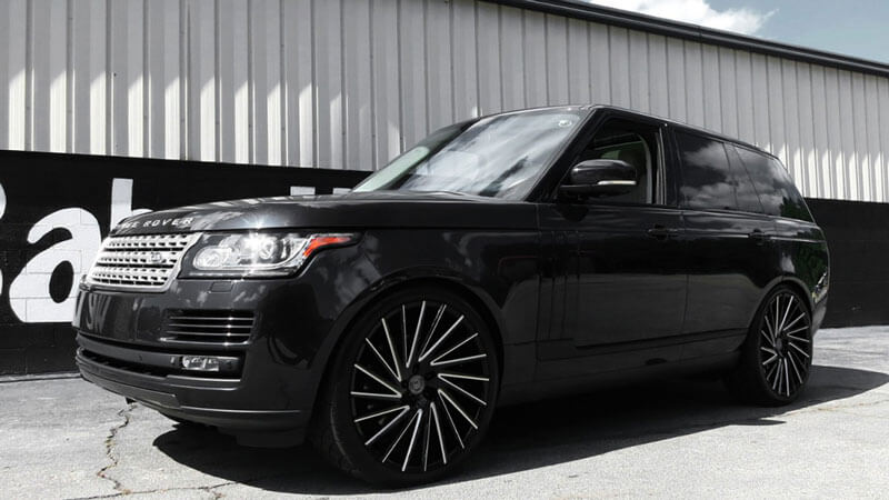 22 Quot Lexani Wheels Wraith Black With Cnc Accents Rims Lx001 4