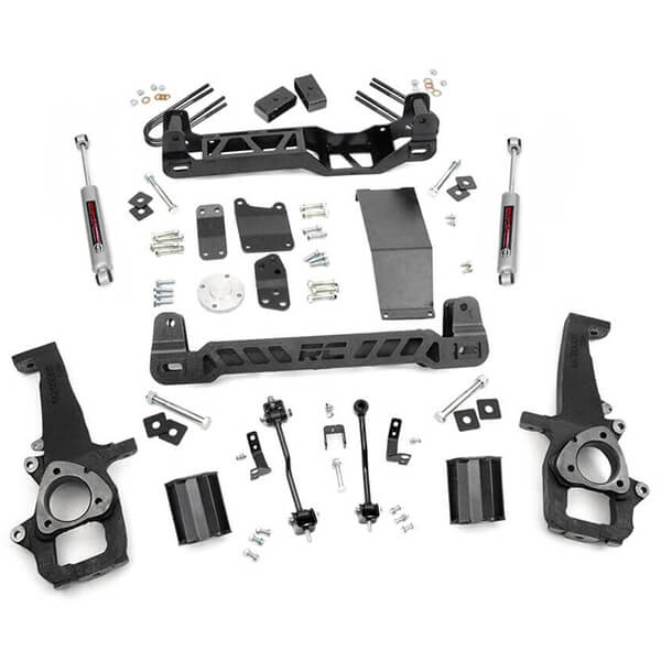 4" Rough Country Dodge Suspension Lift Kit (06-08 Ram 1500 DR/DH) #RCD123