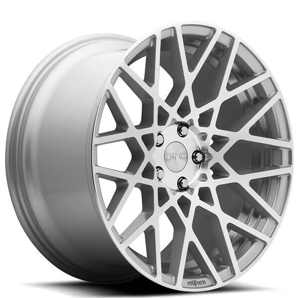 19" Rotiform Wheels R110 BLQ Silver Machined Rims