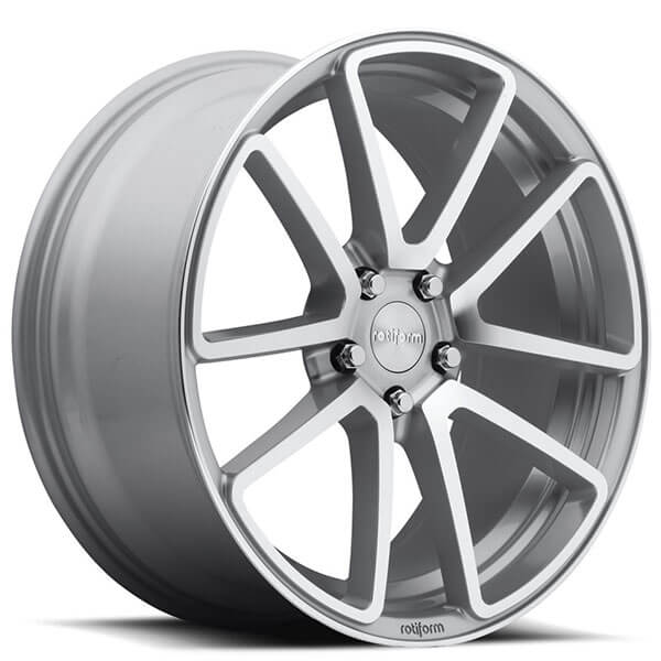 19" Rotiform Wheels R120 SPF Silver Machined Rims