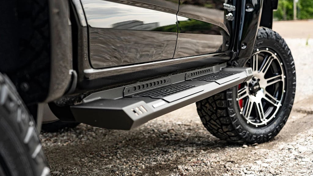 Rough Country Chevy HD2 Running Boards (15-21 Colorado | Crew Cab) #RSC701