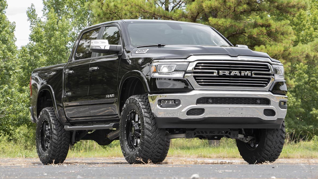 Rough Country Dodge HD2 Running Boards (19-21 Ram 1500 | Crew Cab) #RSD103