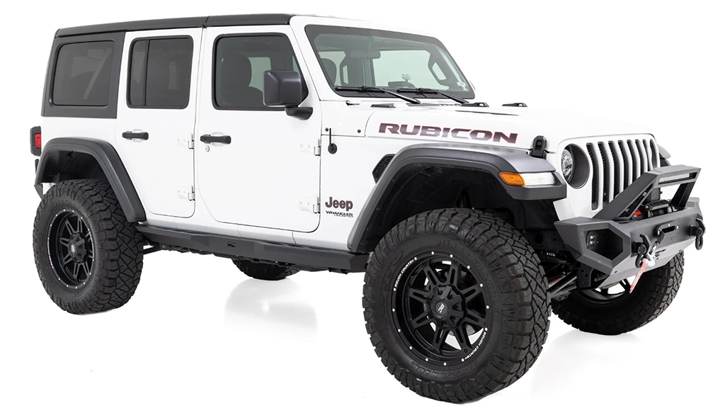 Rough Country Jeep Rock Sliders (18-23 Wrangler JL/Unlimited) #RSJ118