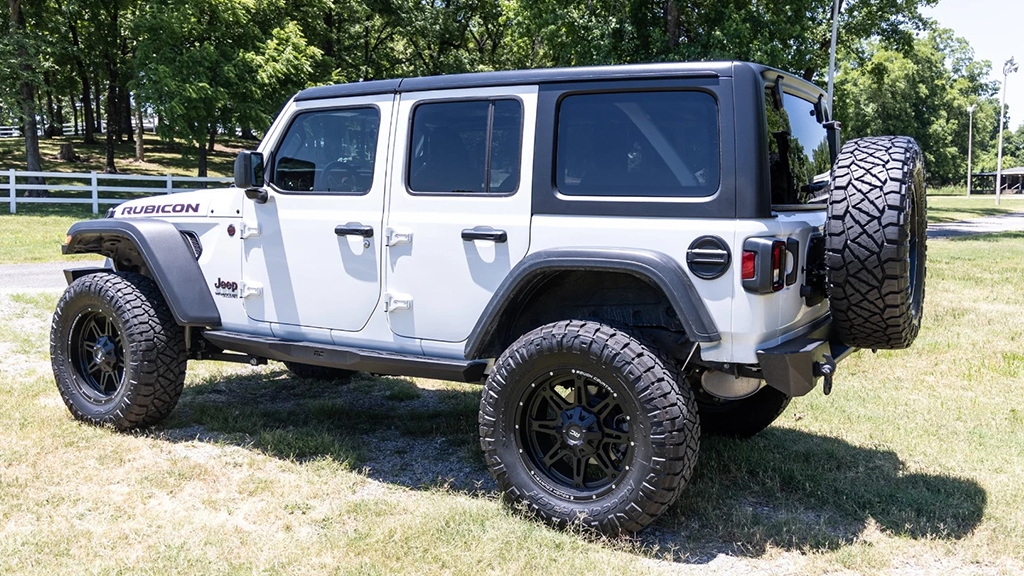 Rough Country Jeep Rock Sliders (18-23 Wrangler JL/Unlimited) #RSJ118