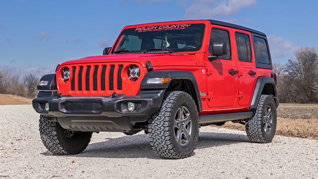 Rough Country Jeep Power Running Boards (18-23 Wrangler JL 4xe ...