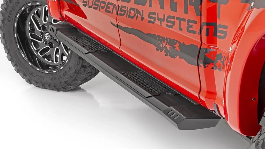 Rough Country Toyota HD2 Running Boards (05-20 Tacoma | Double Cab) #RST101