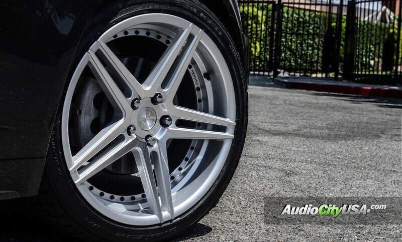 20 Quot Staggered Rennen Wheels Csl 3 Silver With Chrome Bolts