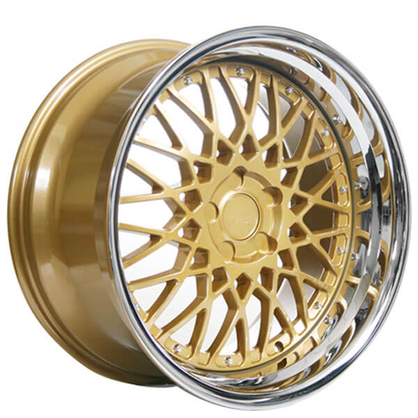 20 Quot Staggered Rennen Wheels Rims Csl 5 Gold With Chrome
