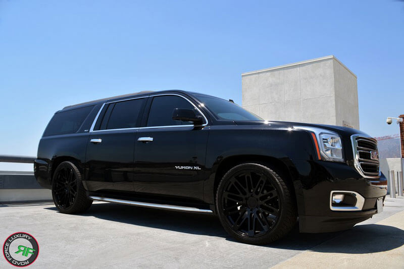 24 Quot Road Force Wheels Rf24 Gloss Black Rims For G Wagon