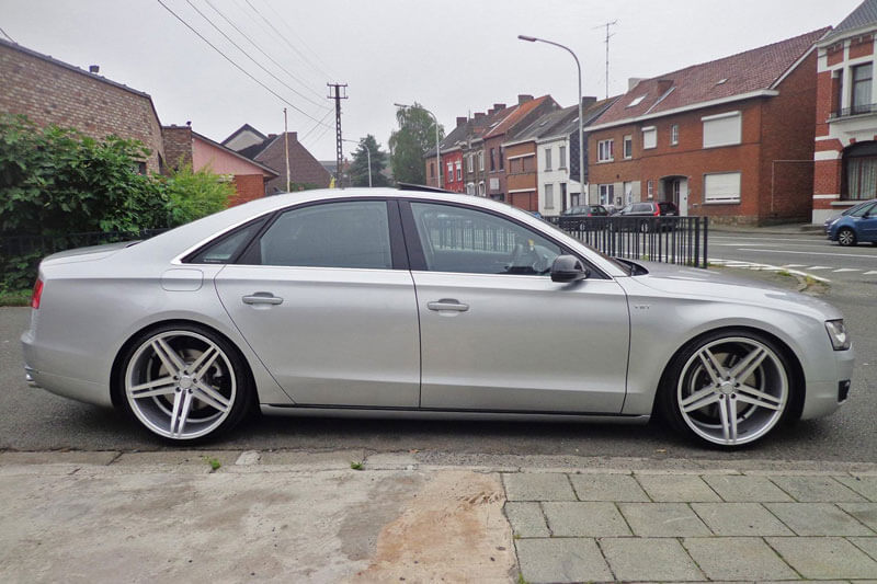 22 Quot Staggered Verde Wheels V39 Parallax Matte Silver
