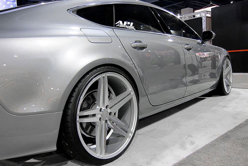 22 Quot Staggered Verde Wheels V39 Parallax Matte Silver