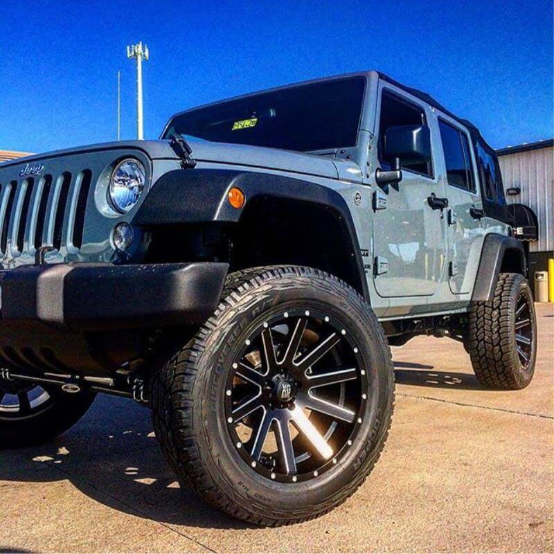 16 Quot Xd Wheels Xd818 Heist Satin Black Milled Off Road Rims