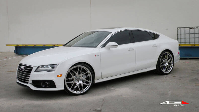 20 Quot Staggered Ace Alloy Wheels Mesh 7 Hyper Silver With