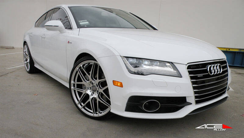 20 Quot Staggered Ace Alloy Wheels Mesh 7 Hyper Silver With