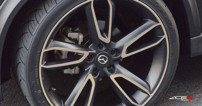 22 Quot Ace Alloy Wheels Scorpio Matte Black Machined Face
