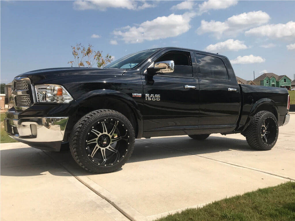 24 Quot American Truxx Wheels At 162 Vortex Black Machined Off