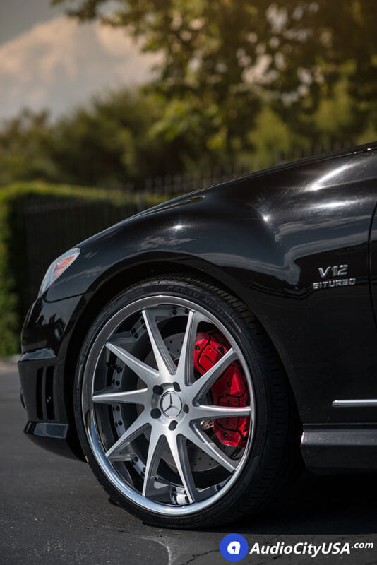 22 Quot Staggered Azad Wheels Az23 Silver Machined With Chrome