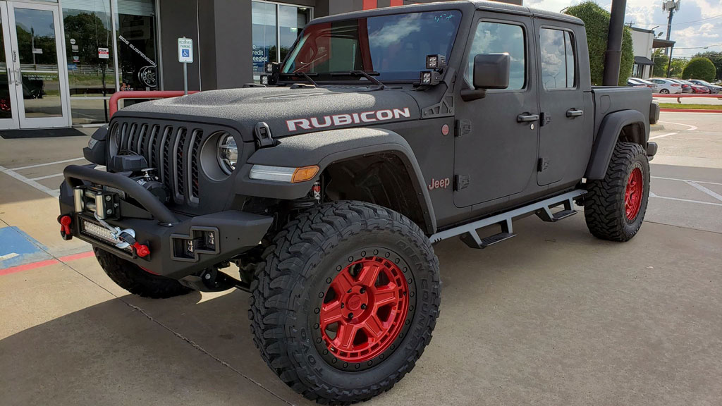 18" Black Rhino Wheels Reno Candy Red with Black Lip Edge and Black