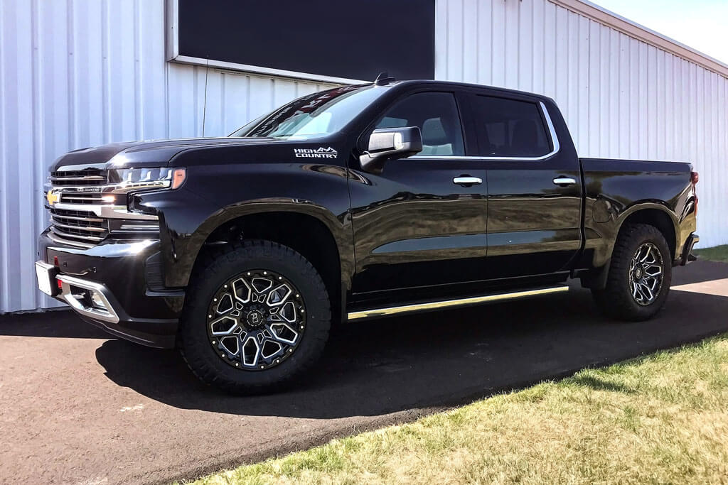 18" Black Rhino Wheels Shrapnel Gloss Black with Milled Spokes Off-Road