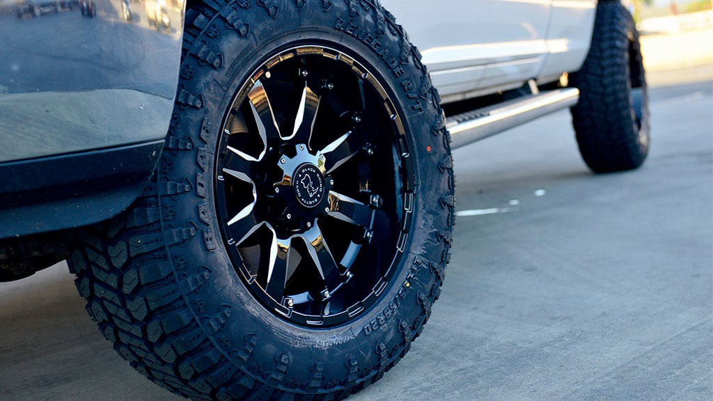 17" Black Rhino Wheels Sierra Gloss Black with Milled Spokes Off-Road