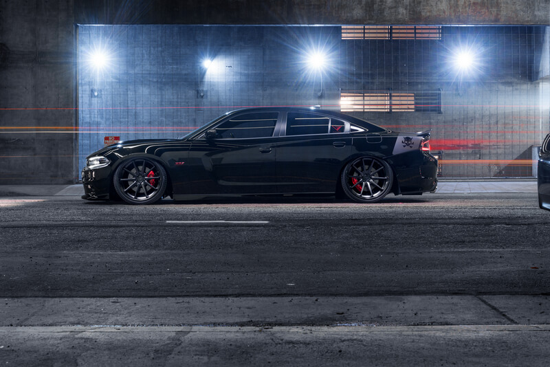 20 Quot Staggered Ferrada Wheels Fr4 Matte Black With Gloss