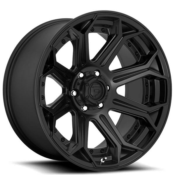 20" Fuel Wheels D706 Siege Matte Black OffRoad Rims FL2481