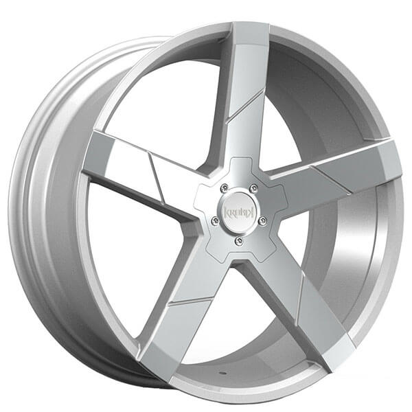 20" Kronik Wheels Ghost Silver Machined Rims KNK0271