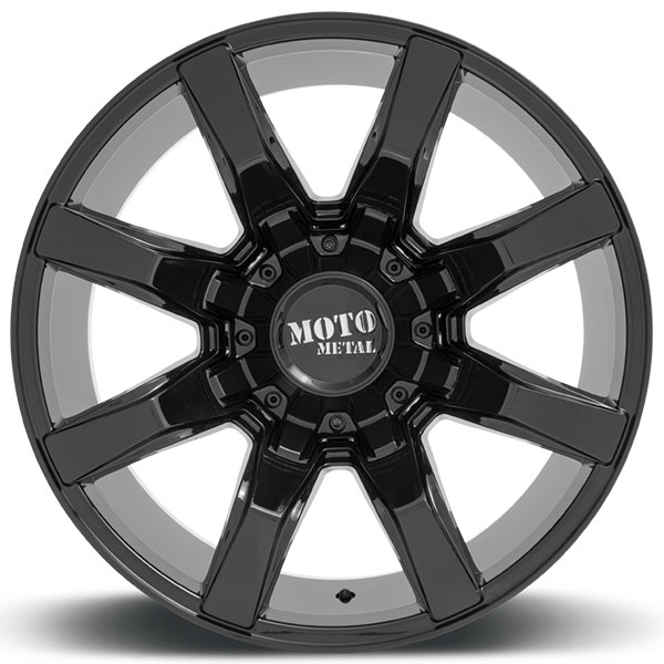 20" Moto Metal Wheels MO804 Spider Gloss Black OffRoad